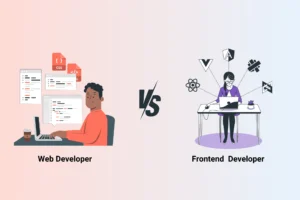 web developer vs front end developer