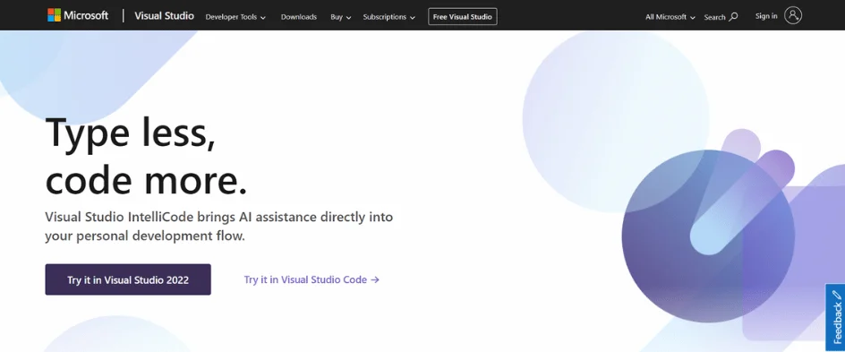 vidual studio intelliecode