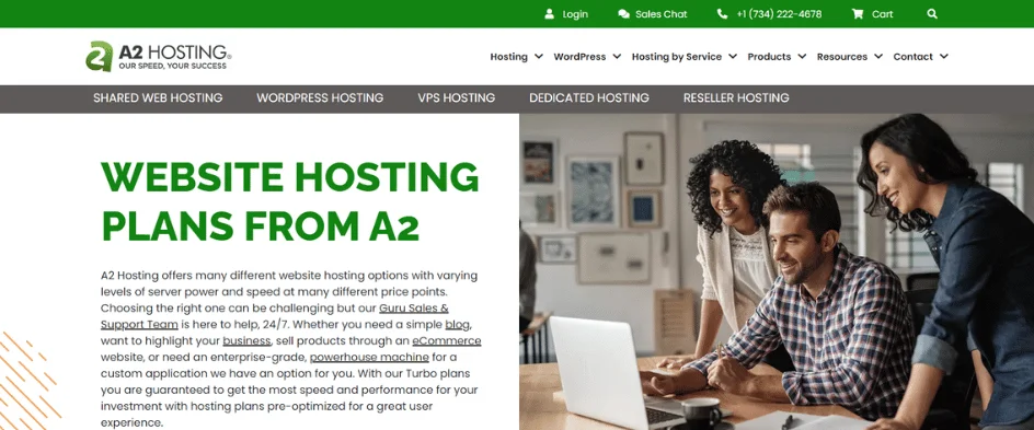 best hosting for developers - a2hosting