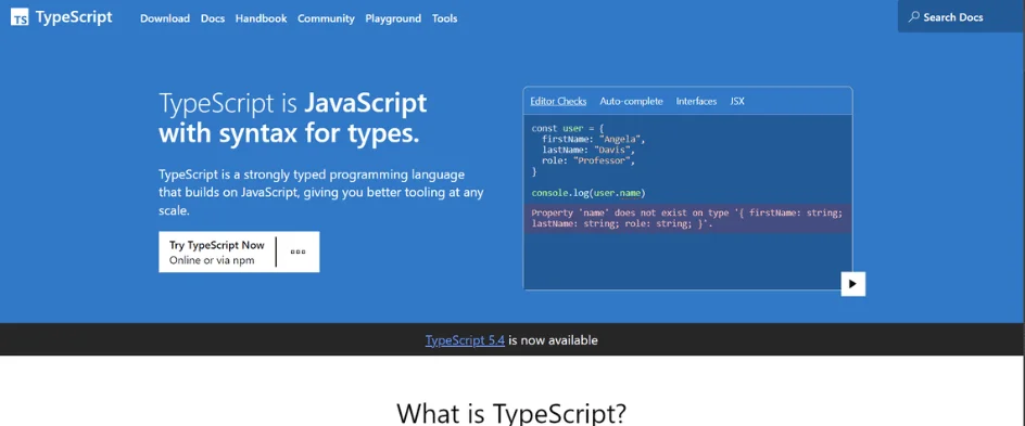 typescript