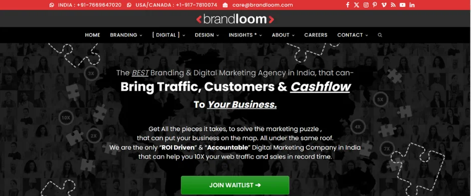 digital marketing agency in india - brandloom