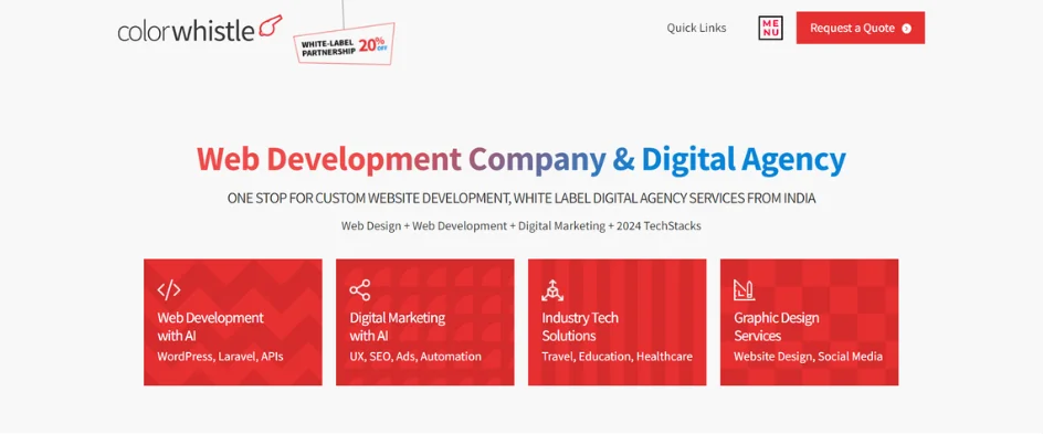 web development companies - colorwhistle