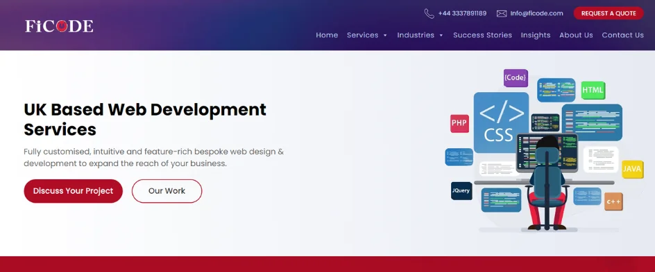 web development companies - ficode