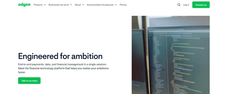 merchant development company - adyen