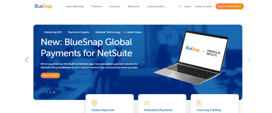 merchant development company - bluesnap
